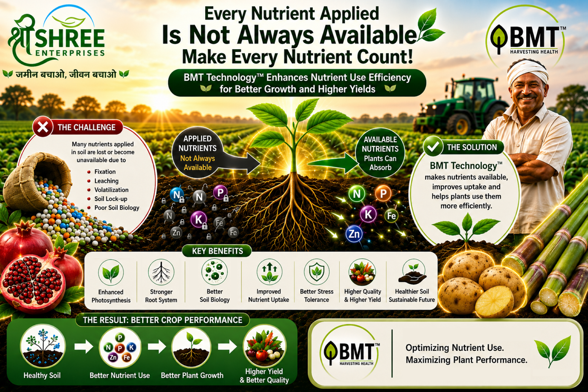 BMT Technology™: Nutrient Use Efficiency